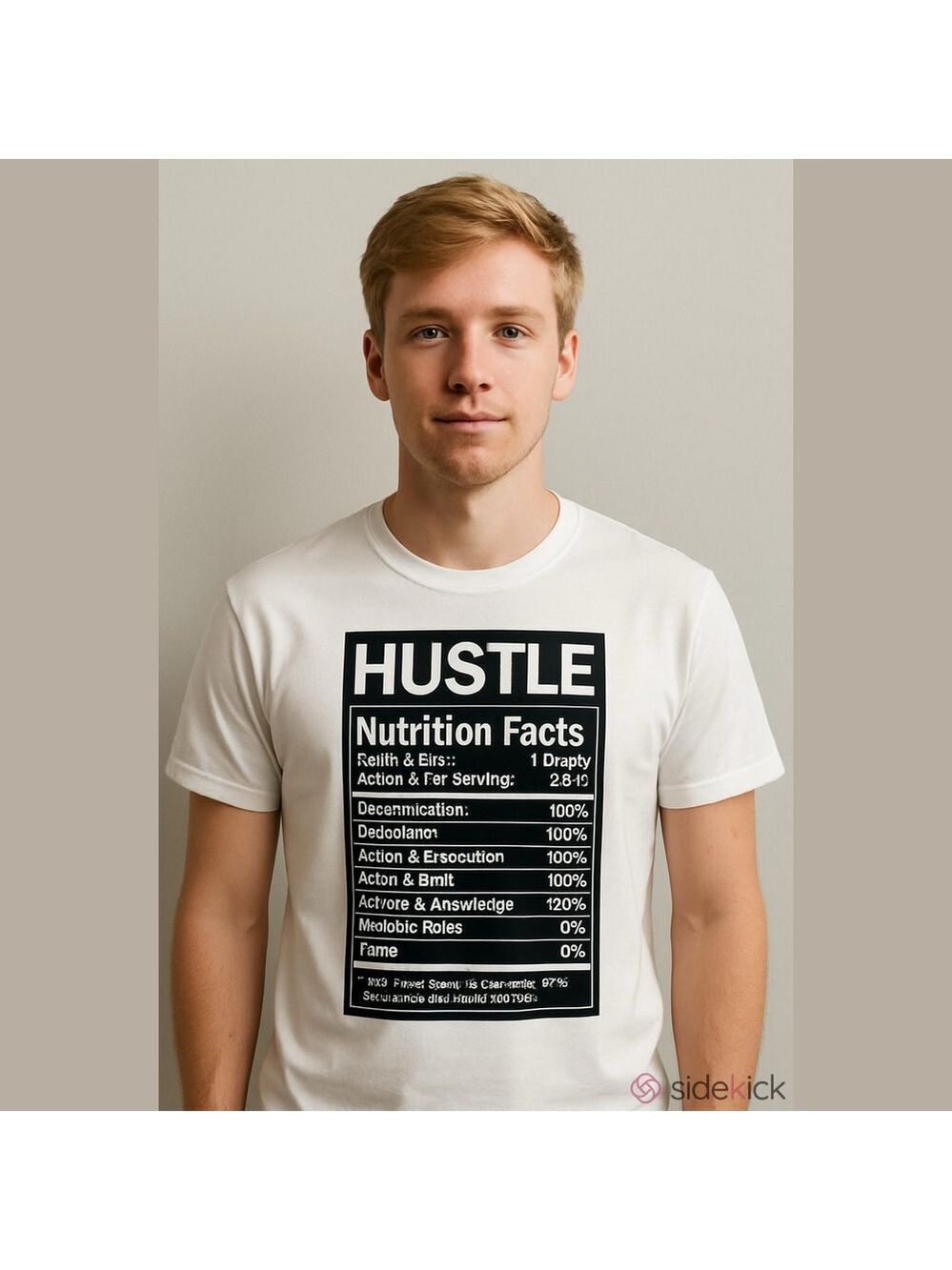 Hustle tshirt any size